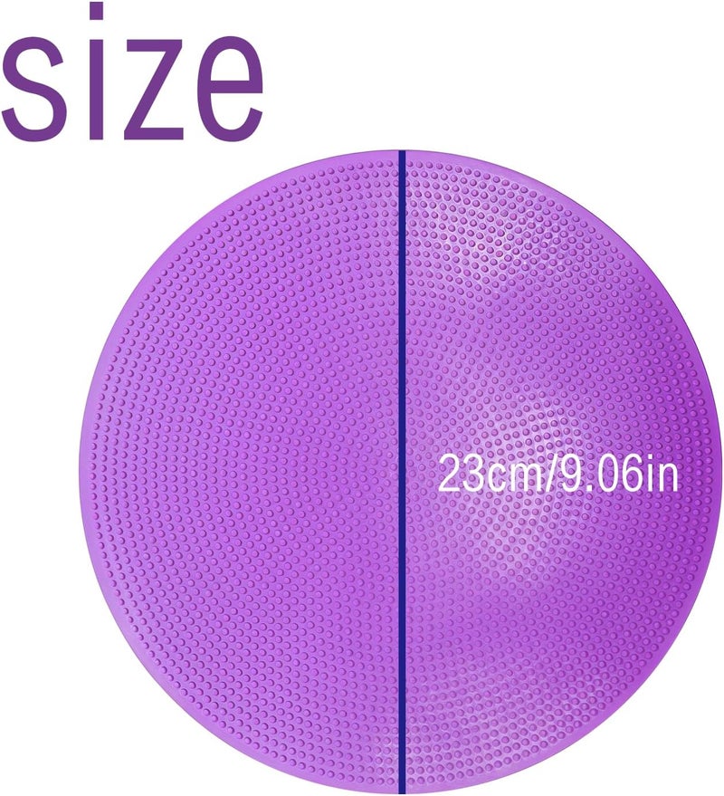 YCCHN 9 Inch Poly Spot Markers Agility Dot Round Multiple Color Spot Markers Flat Field Cones For Pickleball Training Equipment Tennis Training Equipment Floor Dots Sport Activities Speed Agility Training - Image 2
